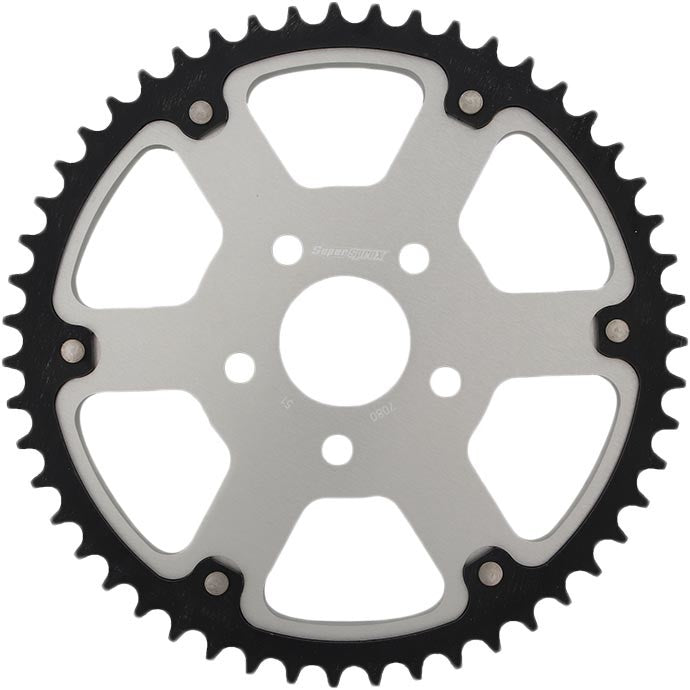 SUPERSPROX STEALTH SPROCKET 51T SILVER FOR HD '84-99 RST-7080-51-SLV