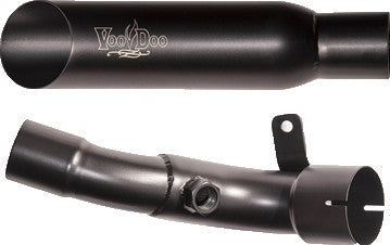 VOODOO SLIP-ON SUZ BLACK SINGLE CONVERSION GSX-R1002 VEGSXR1K9B