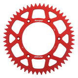 SUPERSPROX ALUMINUM SPROCKET 52T RED RAL-210-52-RED