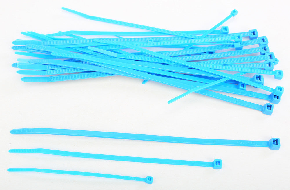 HELIX ASSORTED CABLE TIES BLUE 30/PK 303-4685-atv motorcycle utv parts accessories gear helmets jackets gloves pantsAll Terrain Depot