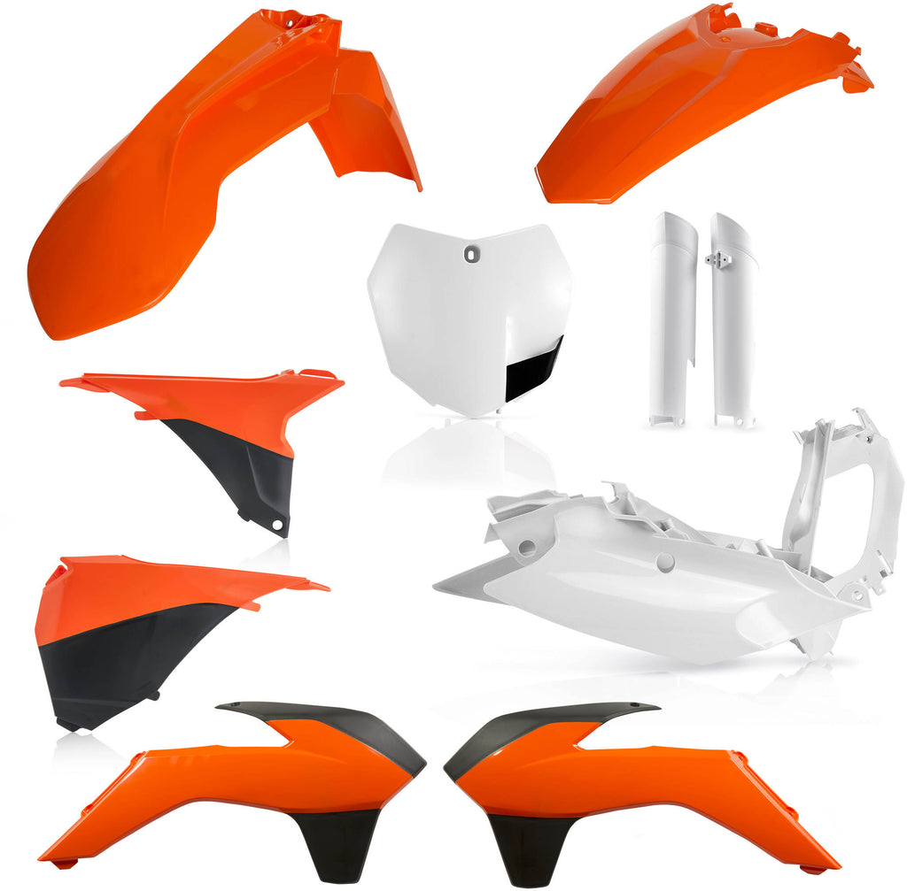 ACERBIS FULL PLASTIC KIT ORANGE 2449585226-atv motorcycle utv parts accessories gear helmets jackets gloves pantsAll Terrain Depot