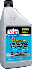 Load image into Gallery viewer, LUCAS OUTBOARD ENGINE OIL SYNTHETIC 10W-30 1QT 10661