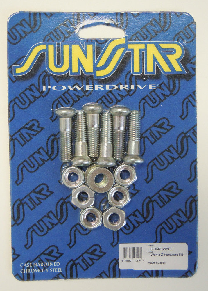 SUNSTAR Z-SPROCKET HARDWARE KIT REPLACEMENT PART 8-HARDWARE