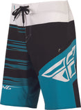 FLY RACING INFLUX BOARDSHORTS BLUE/BLACK/WHITE SZ 40 353-19140