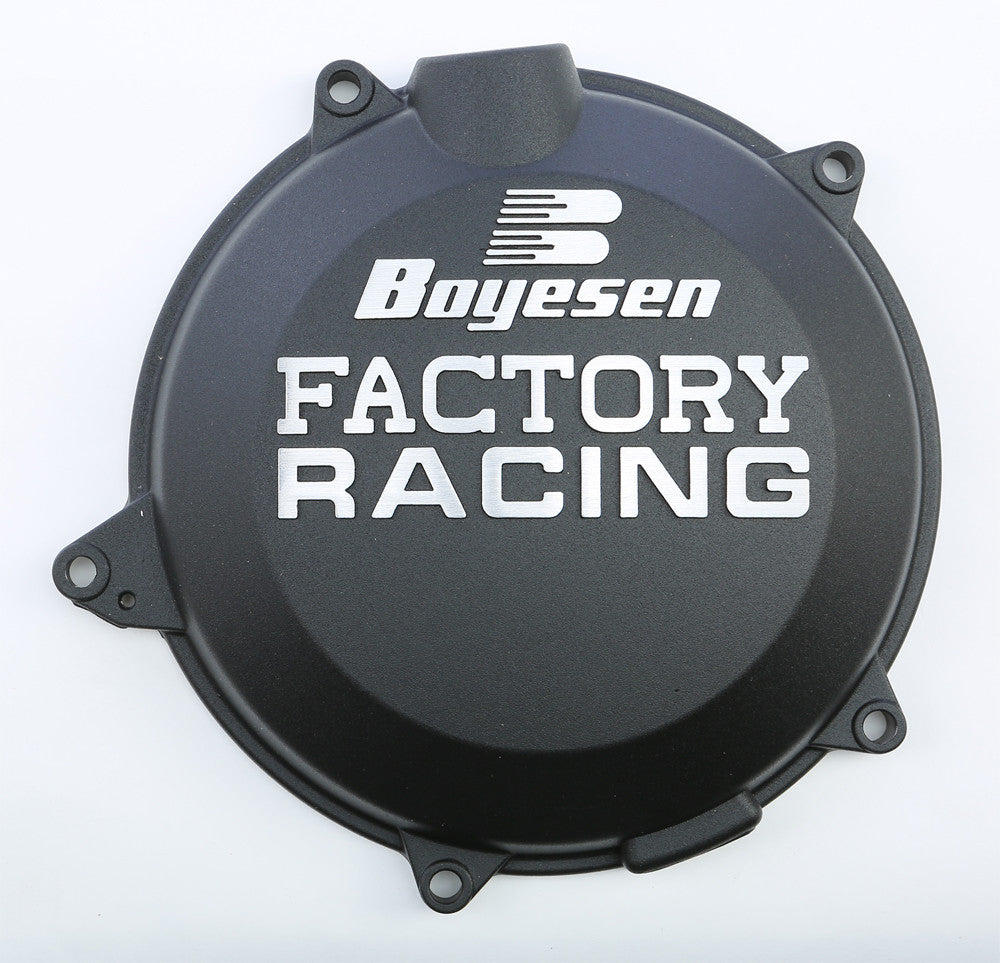 BOYESEN FACTORY RACING CLUTCH COVER BLACK CC-45B