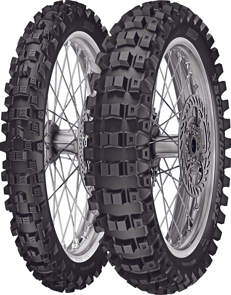 PIRELLI TIRE MX32 MID HARD REAR 100/90-19 57M BIAS TT 3107400