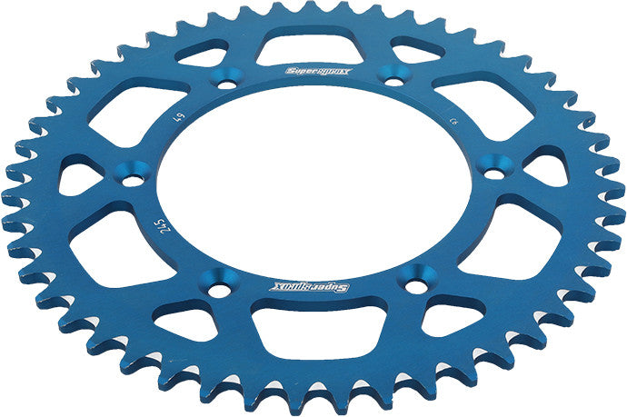 SUPERSPROX ALUMINUM SPROCKET 49T BLUE RAL-245-49-BLU