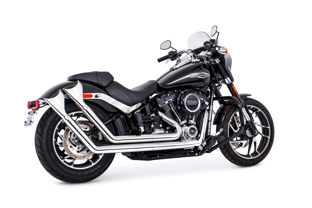 FREEDOM UPSWEEP W/FISHTAILS CHROME M8 SOFTAIL HD00763