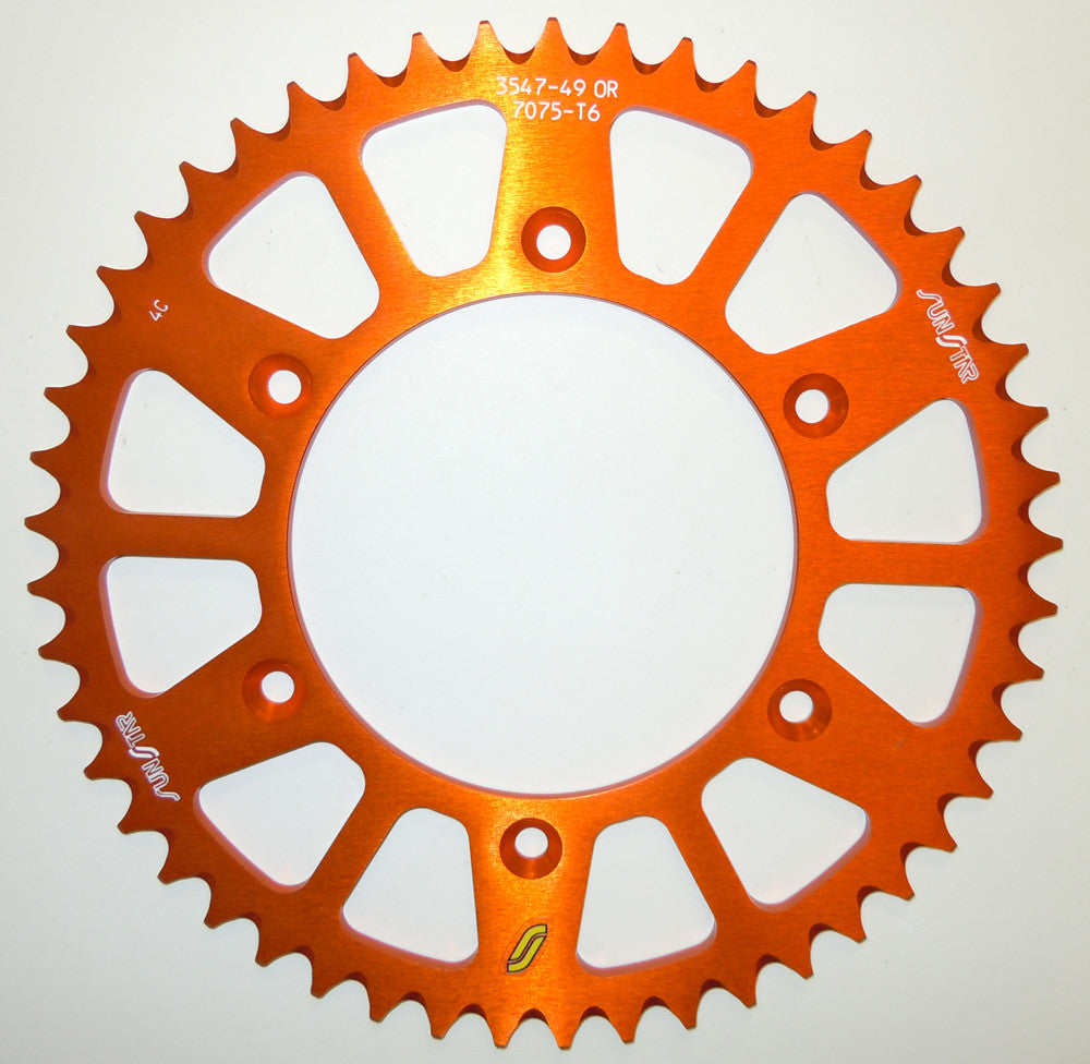 SUNSTAR SPROCKET REAR 48T ORANGE 5-354748OR-atv motorcycle utv parts accessories gear helmets jackets gloves pantsAll Terrain Depot