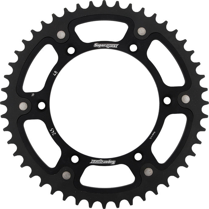 SUPERSPROX STEALTH SPROCKET 48T BLACK RST-245-48-BLK