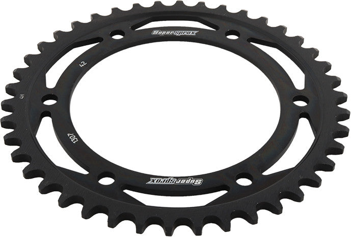 SUPERSPROX STEEL SPROCKET 42T BLACK RFE-1307-42-BLK