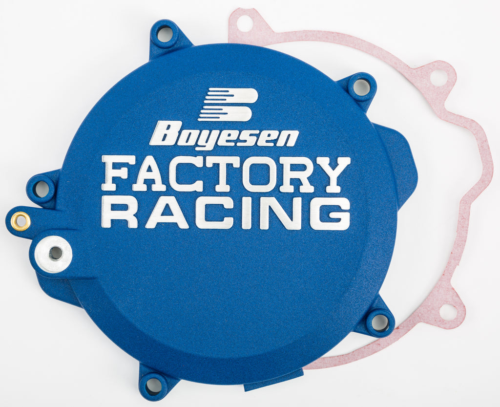 BOYESEN FACTORY RACING CLUTCH COVER HUSKY BLUE CC-46AL