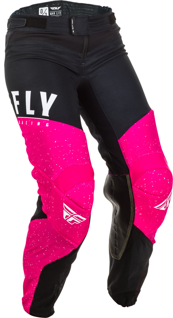 FLY RACING WOMEN'S LITE PANTS NEON PINK/BLACK SZ 03/04 373-63605