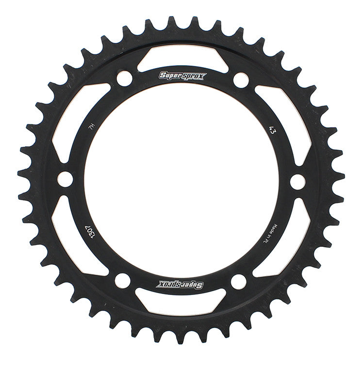 SUPERSPROX STEEL SPROCKET 43T BLACK RFE-1307-43-BLK