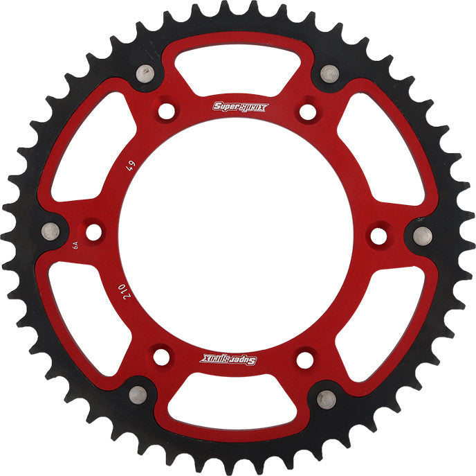 SUPERSPROX STEALTH SPROCKET 49T RED RST-210-49-RED