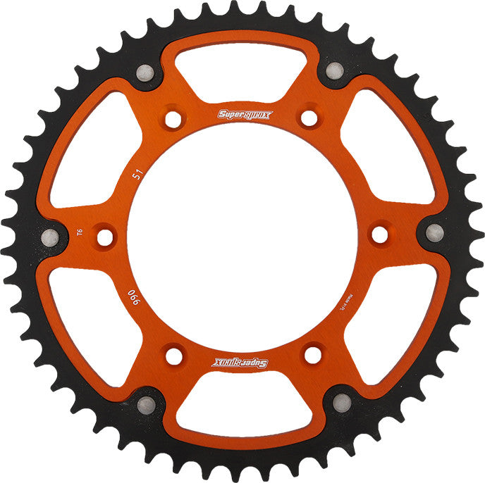 SUPERSPROX STEALTH SPROCKET 51T ORANGE RST-990-51-ORG