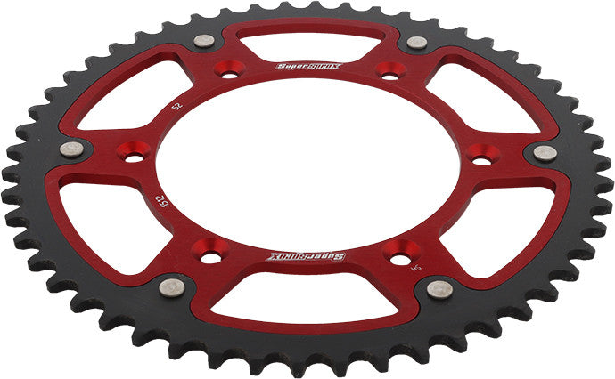 SUPERSPROX STEALTH SPROCKET 52T RED RST-1512-52-RED