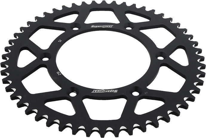 SUPERSPROX ALUMINUM SPROCKET 52T BLACK RAL-210-52-BLK