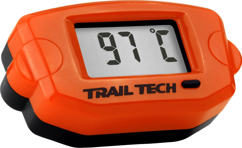 TRAIL TECH WATER TEMP METER 25MM HOSE ORANGE 743-EH3