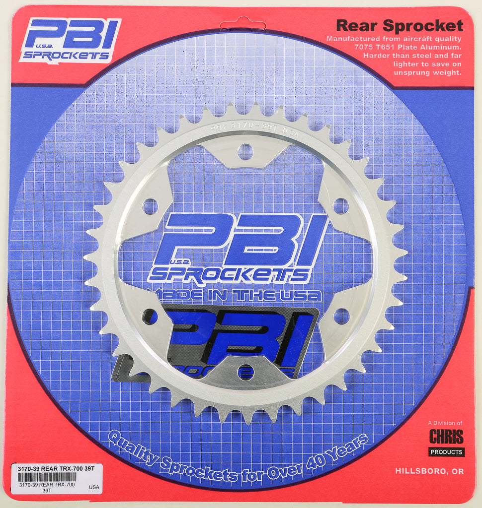 PBI REAR ALUMINUM SPROCKET 39T 3170-39-3-atv motorcycle utv parts accessories gear helmets jackets gloves pantsAll Terrain Depot