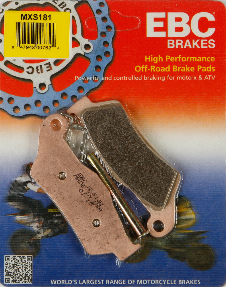 EBC BRAKE PADS MXS181-atv motorcycle utv parts accessories gear helmets jackets gloves pantsAll Terrain Depot