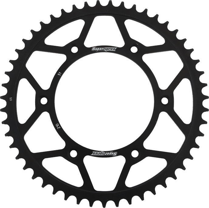 SUPERSPROX STEEL SPROCKET 51T BLACK RFE-210-51-BLK