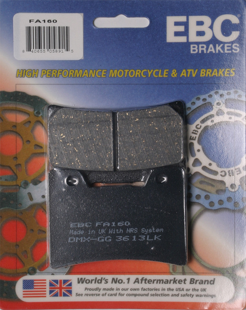 EBC BRAKE PADS FA160-atv motorcycle utv parts accessories gear helmets jackets gloves pantsAll Terrain Depot