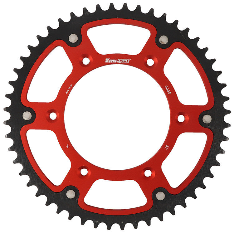 SUPERSPROX STEALTH SPROCKET 52T RED RST-8000-52-RED