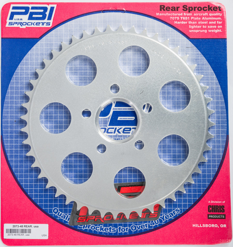 PBI REAR ALUMINUM SPROCKET 48T 2073-48-HD-atv motorcycle utv parts accessories gear helmets jackets gloves pantsAll Terrain Depot