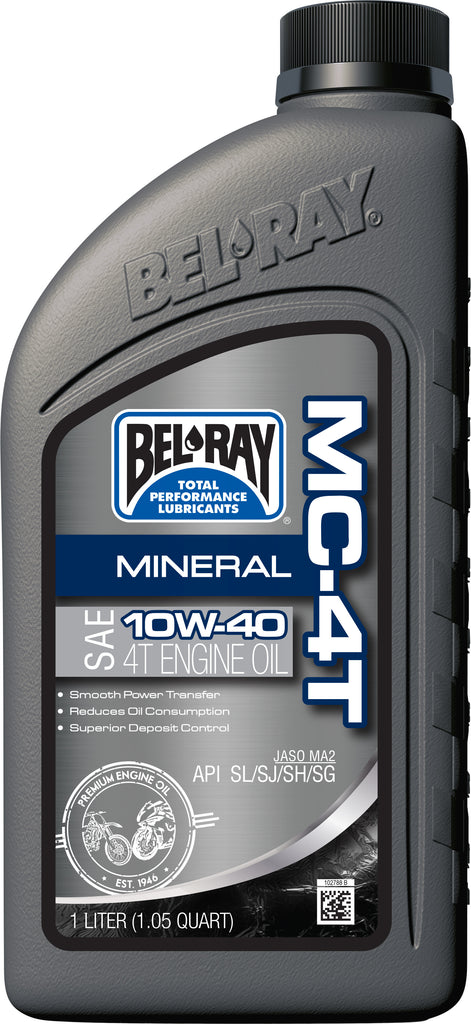 BEL-RAY MC-4T MINERAL 10W-40 1L 12/CASE 99401-BT1LA