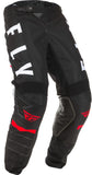 FLY RACING KINETIC K120 PANTS BLACK/WHITE/RED SZ 22 373-43322