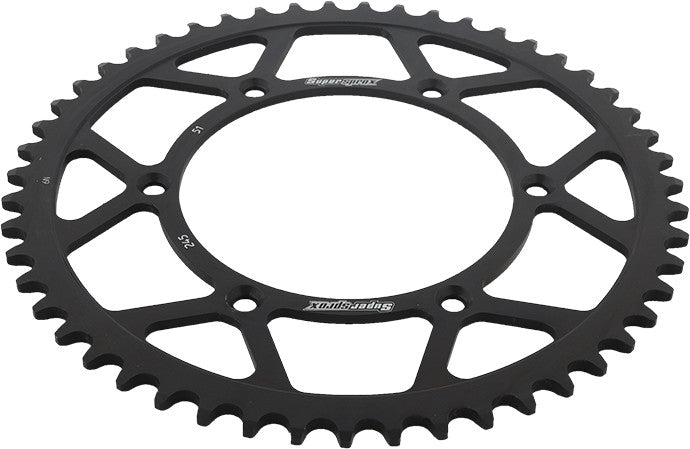 SUPERSPROX STEEL SPROCKET 51T BLACK RFE-245-51-BLK