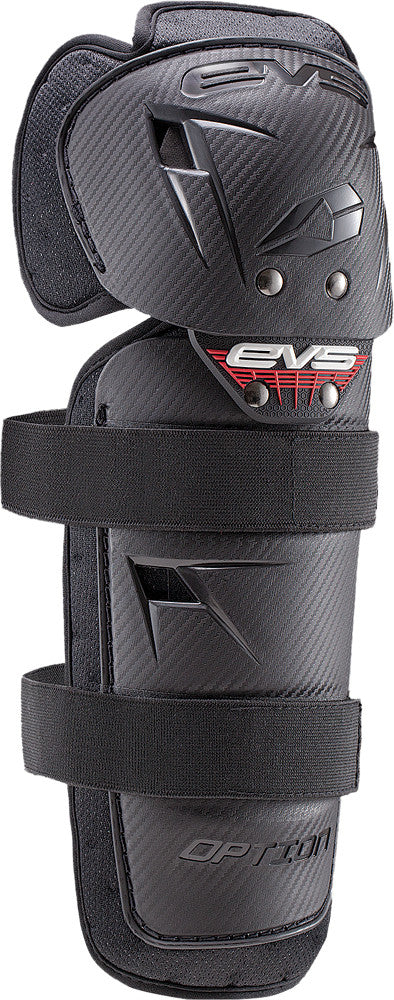 EVS OPTION KNEE PADS BLACK YOUTH OPTK16-BK-Y