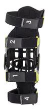 Load image into Gallery viewer, ALPINESTARS BIONIC 7 KNEE SET SILVER/YELLOW LG 6501319-195-L