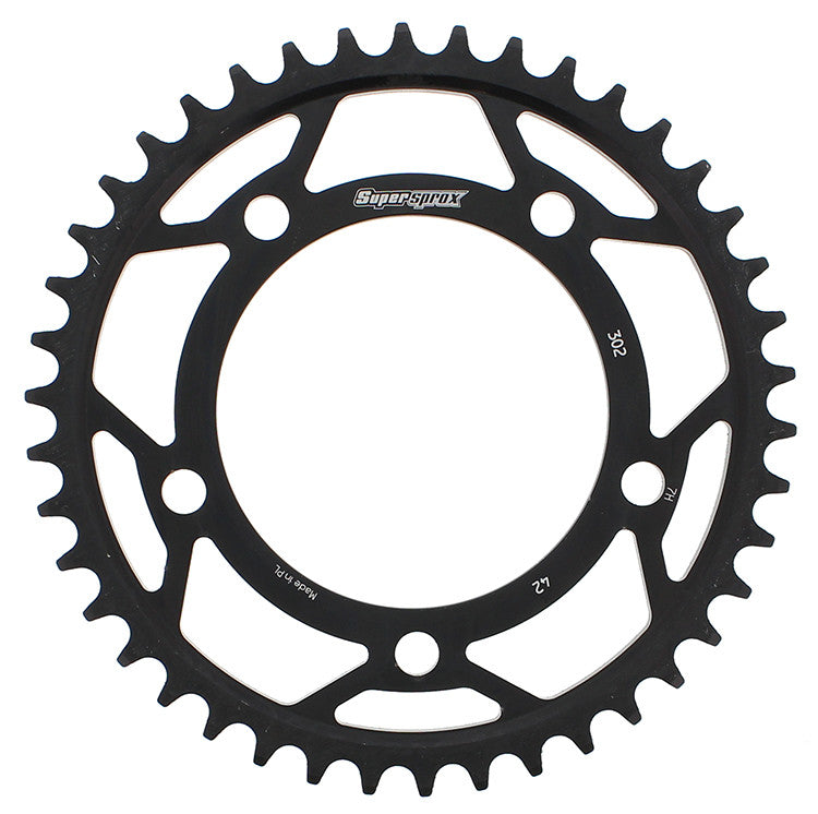 SUPERSPROX STEEL SPROCKET 42T BLACK RFE-302-42-BLK