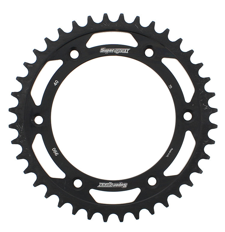 SUPERSPROX STEEL SPROCKET 40T BLACK RFE-990-40-BLK