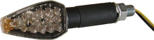 Load image into Gallery viewer, DMP NEW ARROW 9 LED MARKER LIGHTS BLACK SHORT W/SMOKE LENS 900-0072