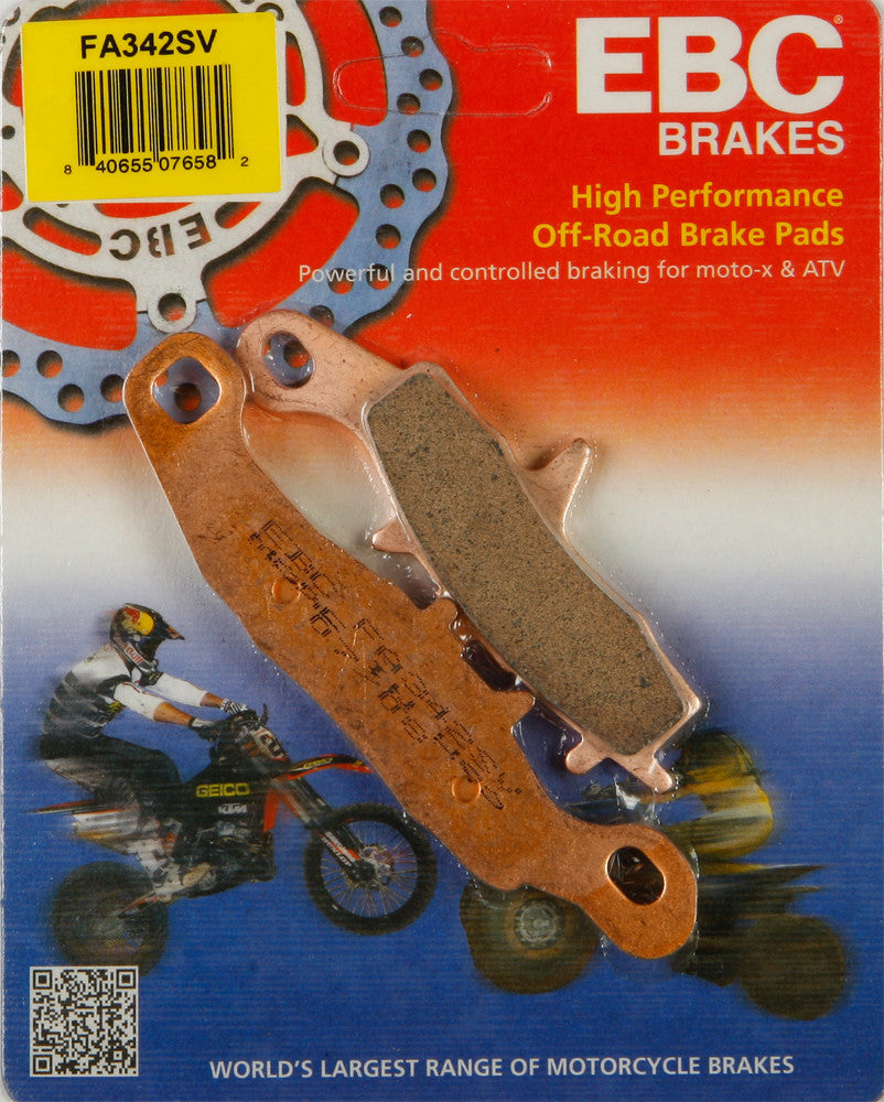 EBC BRAKE PADS FA342SV-atv motorcycle utv parts accessories gear helmets jackets gloves pantsAll Terrain Depot