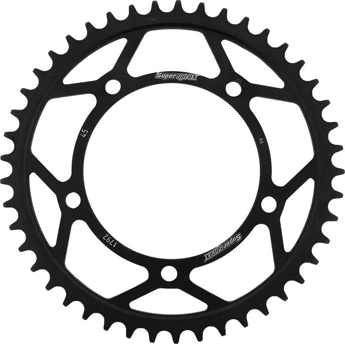 SUPERSPROX STEEL SPROCKET 45T BLACK RFE-1792-45-BLK