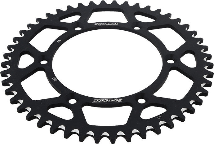 SUPERSPROX ALUMINUM SPROCKET 48T BLACK RAL-245-48-BLK