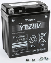 Load image into Gallery viewer, YUASA BATTERY YTZ8V SEALED FACTORY ACTIVATED YUAM728ZV