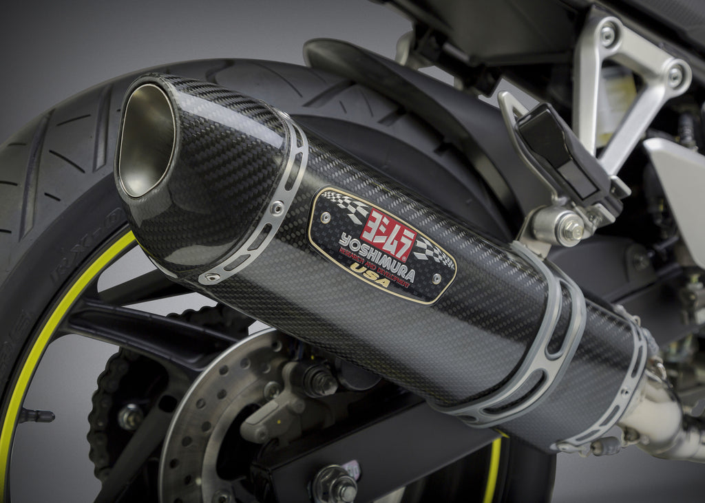 YOSHIMURA EXHAUST RACE R-77 SLIP-ON SS-CF-CF 123002J220