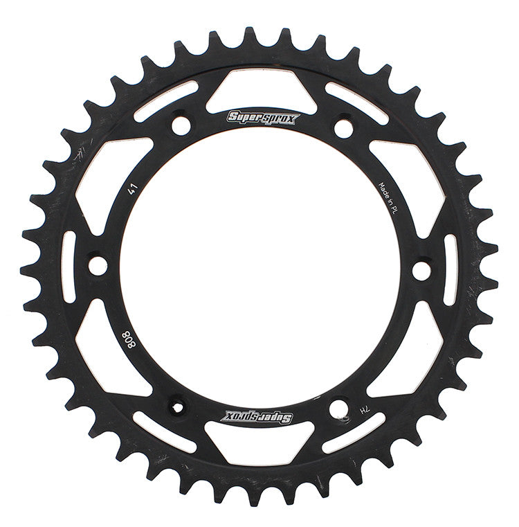 SUPERSPROX STEEL SPROCKET 41T BLACK RFE-808-41-BLK