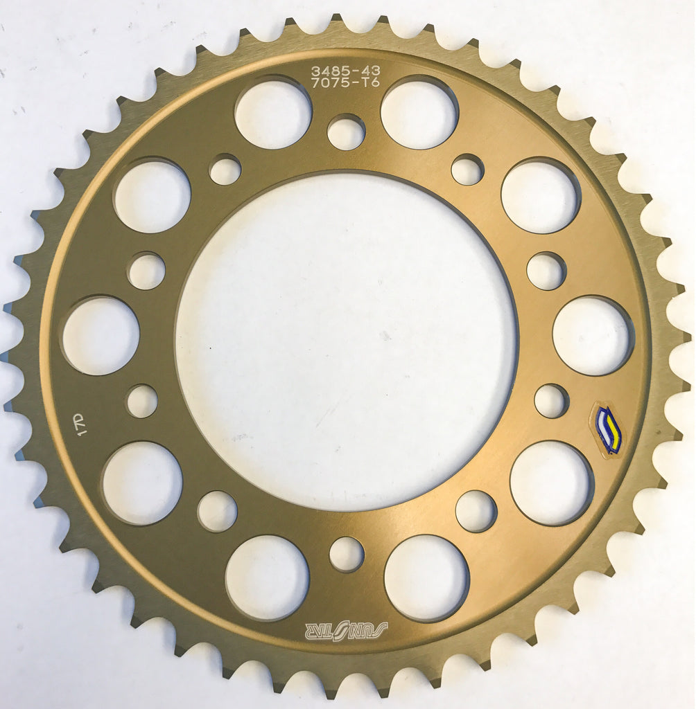 SUNSTAR REAR SPROCKET ALUMINUM 43T 5-348543