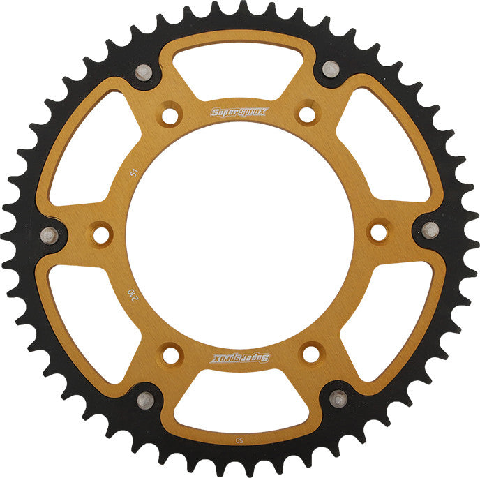 SUPERSPROX STEALTH SPROCKET 51T GOLD RST-210-51-GLD