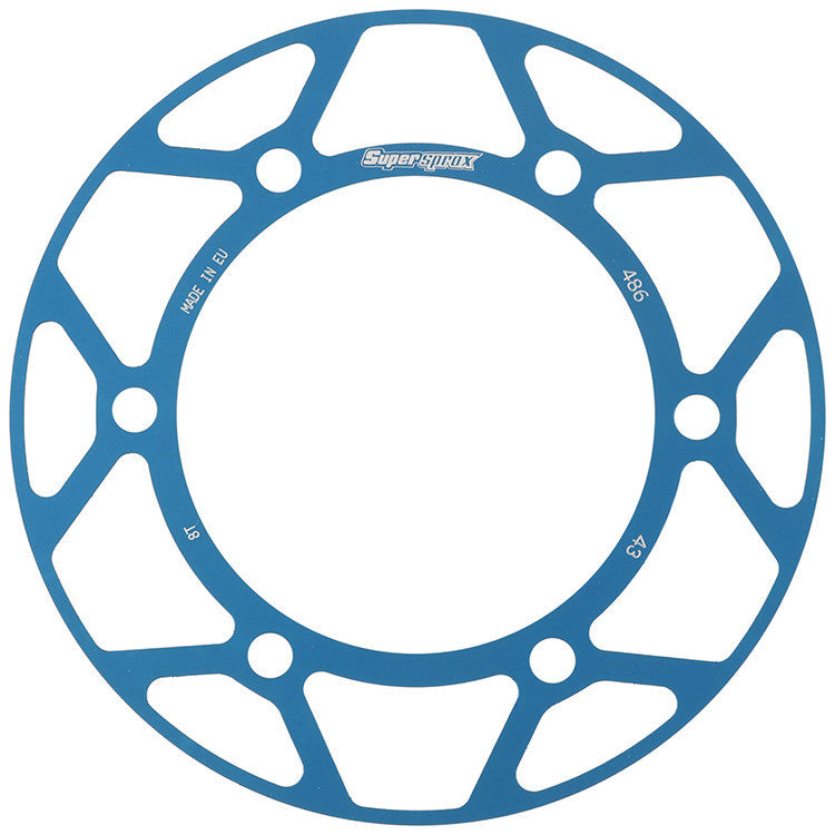 SUPERSPROX EDGE SPROCKET DISK BLUE RACD-486-43-BLU