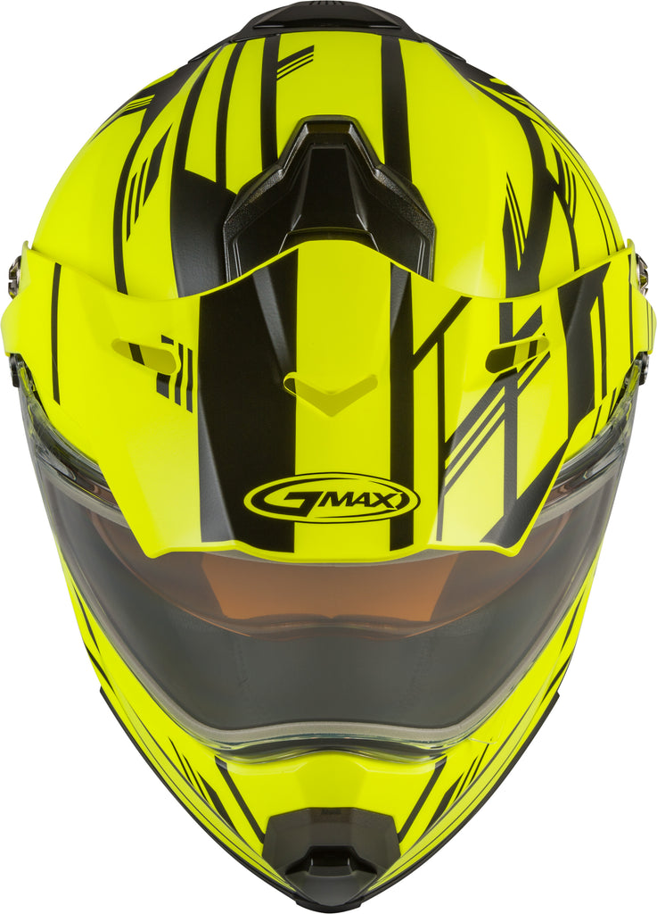 GMAX AT-21S ADVENTURE EPIC SNOW HELMET MATTE HI-VIS/BLACK MD G2211745