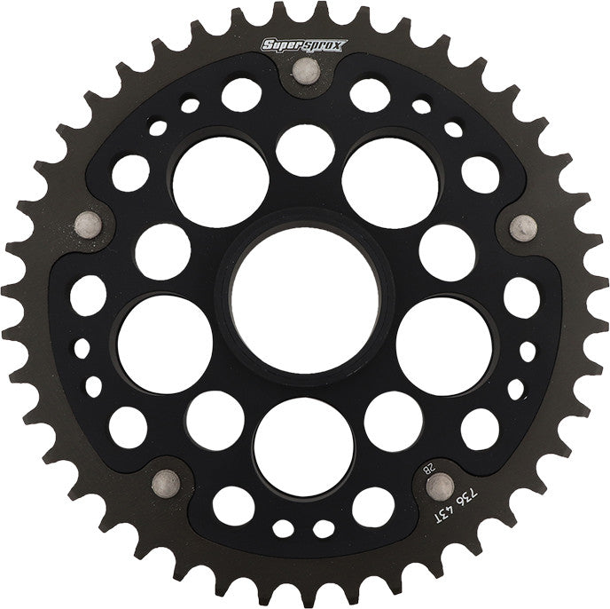 SUPERSPROX STEALTH SPROCKET 43T BLACK RST-736-43-BLK