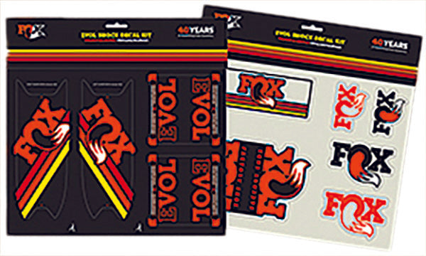 FOX FLOAT EVOL HERITAGE DECAL KIT (ORANGE) 803-00-916