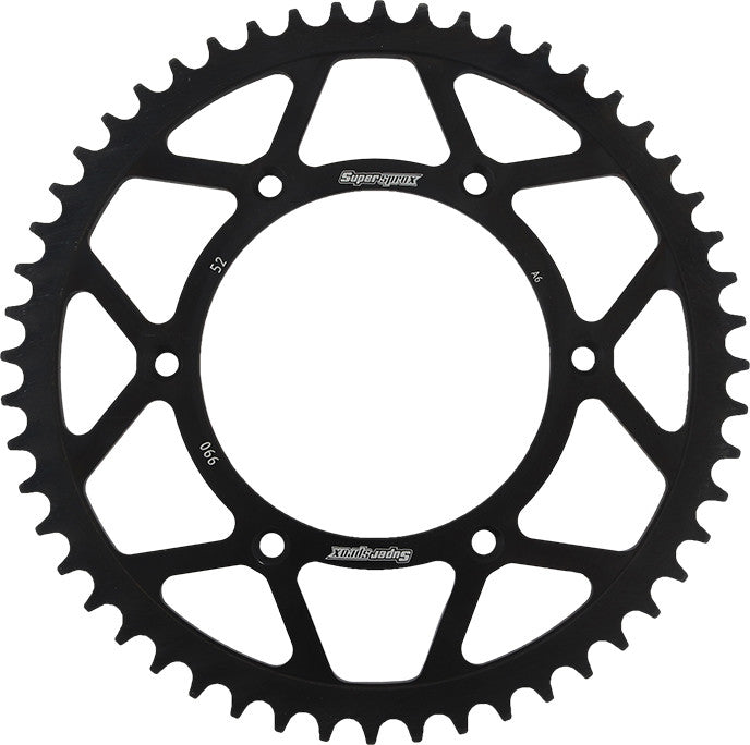 SUPERSPROX STEEL SPROCKET 52T BLACK RFE-990-52-BLK